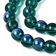Transparent Electroplate Glass Beads Strands(EGLA-Q132-6MM-01A-19)-3
