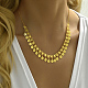 Fashionable Vintage Brass Women's Coin Tassel Necklaces(GA0986)-1