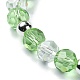 2pcs 2 ensembles de bracelets extensibles en perles de verre de couleur(BJEW-JB10027-02)-4