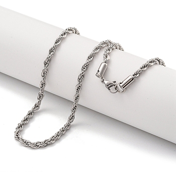 Brass Chain Necklaces for Women, Platinum, 27.64 inch(702mm)