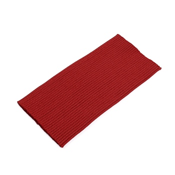 Ribbing Pattern Polyester Oversleeves, Air Blower Terminals Oversleeves, Red, 151x84x3.3mm