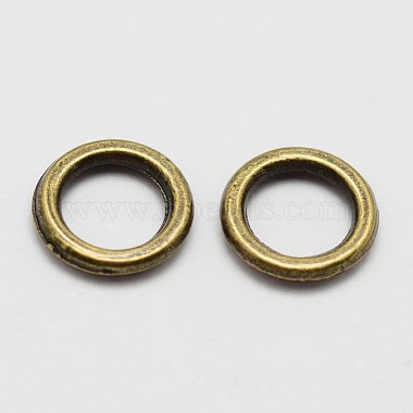 Antique Bronze Ring Alloy Soldered Jump Rings