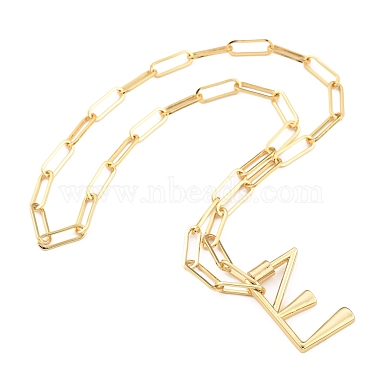 Brass Screw Carabiner Lock Pendant Necklaces(NJEW-JN03011)-2