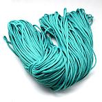 7 Inner Cores Polyester & Spandex Cord Ropes, Solid Color, for Rope Bracelets & Shoe Lace Cord Making, Light Sea Green, 4~5mm, about 109.36 yards(100m)/bundle, 420~500g/bundle(RCP-R006-164)