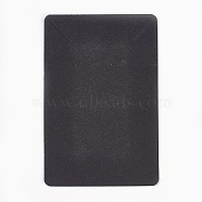 Cardboard Display Cards, Used For Necklace and Earring, Black, 9x6cm(CDIS-WH0005-04C)