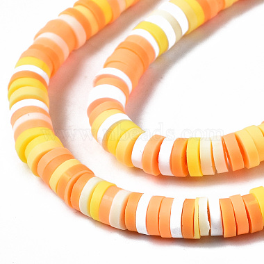 Handmade Polymer Clay Beads Strands(CLAY-R089-4mm-097)-2