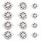 18Pcs 3 Style Alloy Snap Button(FIND-FH0006-36)-1