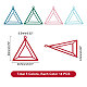 unicraftale 70pcs 5 couleurs 430 pendentifs en filigrane en acier inoxydable(STAS-UN0026-99)-5