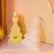 DIY Silicone Candle Molds, For Candle Making, Christmas Tree, 13.3x7.2x2.6cm(SIMO-H018-06G)