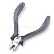 45# Carbon Steel Jewelry Pliers, Side Cutting Pliers, Side Cutter, Ferronickel, Black, 113x82.5x17mm(PT-L007-32F)