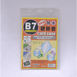 Plastic Badge Card Holders, Clear, 155x100mm, inner measure: 135x90mm(AJEW-R038-01)