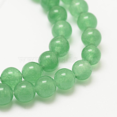 Природные пряди авантюрин зеленый шарик(X-G-P281-01-6mm)-3