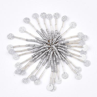 cabochons en perles de verre(FIND-T044-04D)-2