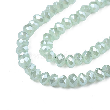 1 brin electroplate imitation jade verre perles brins(X-EGLA-J025-F07)-3