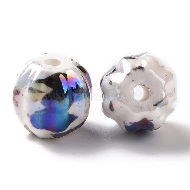 Handmade Pearlized Porcelain Beads(PORC-G010-02)-3