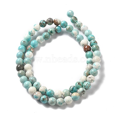 Chapelets de perles en howlite naturelle(X-G-L555-02B-02)-2