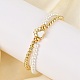 Brass Multi-strand Bracelets(BJEW-M056-09G-05)-2