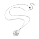 Non-Tarnish 304 Stainless Steel Pendant Necklaces(NJEW-P306-03P)-2