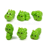 Resin Worm Display Decorations, Micro Landscape Dollhouse Accessories, Pretending Prop Decorations, Green, 14~18x17.5~30.5x16.5~28mm(RE-CBA17C4-07)