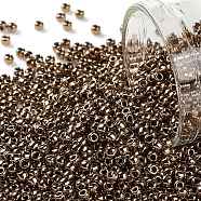 TOHO Round Seed Beads, Japanese Seed Beads, (221) Bronze, 11/0, 2.2mm, Hole: 0.8mm, about 5555pcs/50g(SEED-XTR11-0221)