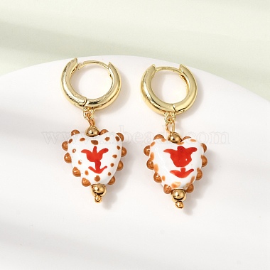 Brass Hoop Dangle Earrings(KK-CBA8324-26G-01)-3