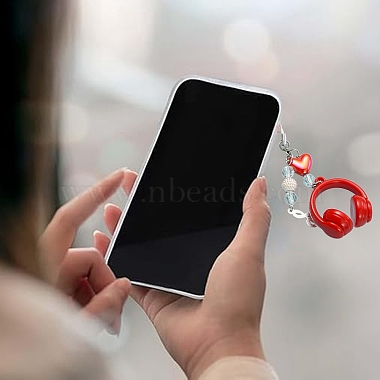 5Pcs Acrylic & Plastic Mobile Straps(HJEW-YW00444)-6