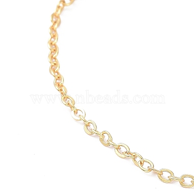 Brass Chain Necklacess(X-KK-P205-01G)-4