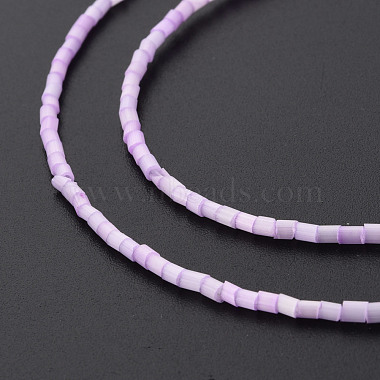 Glass Silk Stain Style Beads Strands(GLAA-N047-001A-05)-4