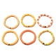 Handmade Polymer Clay Heishi Beads Stretch Bracelets Sets(BJEW-JB05902-01)-1