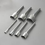 7Pcs 7 Styles High Carbon Steel Leather Craft Tools, Semicircle Punch For Strap, Belt, Wallet End, Stainless Steel Color, 99~105x10~40.5x6~20mm, 1pc/style(TOOL-WH0136-154)