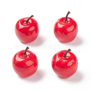 Mini Foam Imitation Apples, Artificial Fruit, for Dollhouse Accessories Pretending Prop Decorations, Red, 44x34.5mm(DJEW-XCP0001-05A)