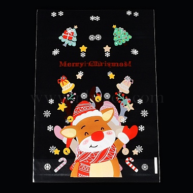 Selbstklebende Backbeutel aus Kunststoff zum Thema Weihnachten(ABAG-F006-04)-4