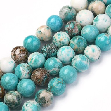 Natural Howlite Beads Strands(G-L555-02-6mm)-4