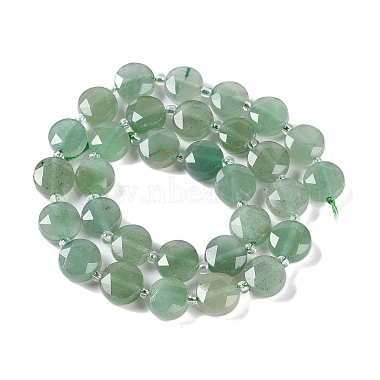 naturelles aventurine verte brins de perles(G-N342-14)-3