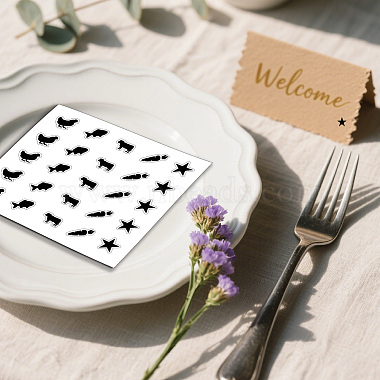 Rectangle Plastic Self-Adhesive Restaurant Menu Label Stickers(AJEW-WH20178-001)-4