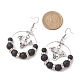 Brass with 304 Stainless Steel Dangle Earring(EJEW-TA00466)-3