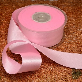 Grosgrain Ribbon for Wedding Festival Decoration, Pink, 1-1/2 inch(38mm), about 100yards/roll(91.44m/roll)