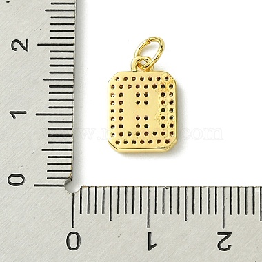 Rack Plating Brass Micro Pave Clear Cubic Zirconia Charms(KK-G501-01H-G)-3