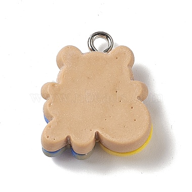 pendentifs en résine opaque(RESI-M028-02B)-2