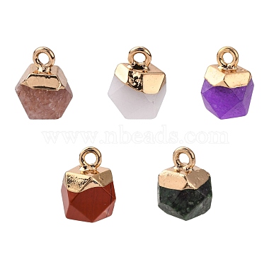 Natural & Synthetic Mixed Stone Charms(G-S359-015)-2