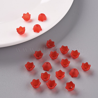 Transparent Acrylic Beads Caps(PL543-6)-7
