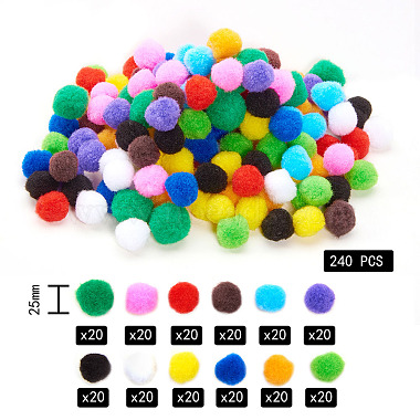 Bricolage pom pom ball décoration faisant des kits(DIY-SZ0001-39B)-6