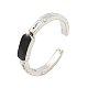 Alloy with Enamel Cuff Rings for Women Men(RJEW-A034-02P)-1