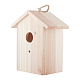 maison suspendue tinamou en bois de cèdre(AJEW-WH0017-69)-1