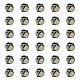 polyèdre perles de constatation d'alliage(FIND-YW0004-25B)-1