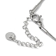 304 Stainless Steel Snake Chain Necklaces(NJEW-I126-01P)-3