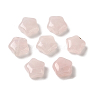 Natural Rose Quartz Beads, Star, 10.6~11x11x5.3~5.5mm, Hole: 1.2~1.4mm(G-A090-01B)