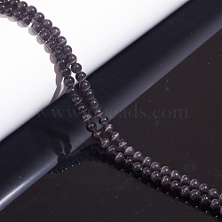 Round Cat Eye Beads, Elastic Crystal Thread, Stretchy String Bead Cord, for Beaded Jewelry Making,, Black, Beads: 6~10mm, Hole: 0.8~1mm, 175pcs/box(G-SZ0001-80B)