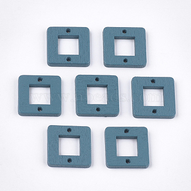 18mm SteelBlue Square Wood Links