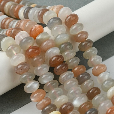 Natural Multi-Moonstone Beads Strands(G-A092-F03-03)-2
